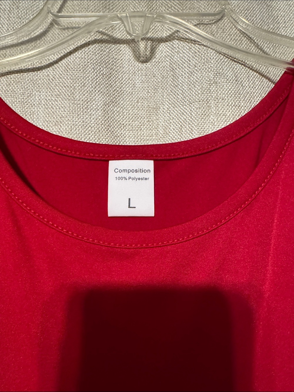 Sleeveless Red Maxi Dress - Classic Round Neck - Picture 3 of 4